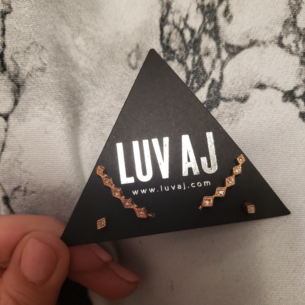 necklace and earrings